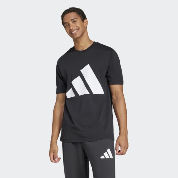 Remera Adidas Essentials Logo Grande Negro