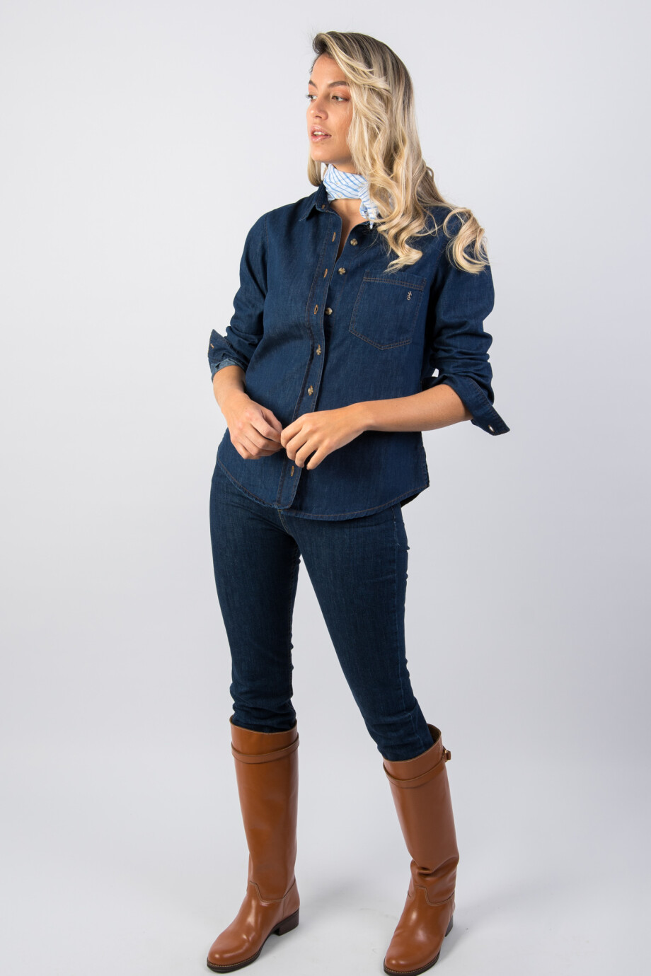 Camisa Anochecer Jean Camisa Anochecer Jean
