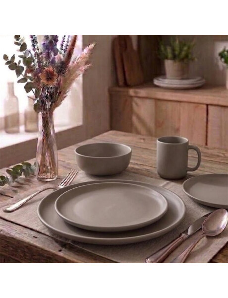 SET 16PZAS STONEWARE D27-20-16/400ML JASPER SLATE SET 16PZAS STONEWARE D27-20-16/400ML JASPER SLATE