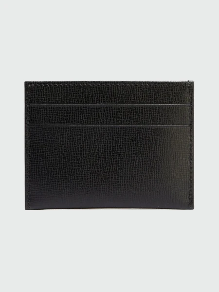 Longchamp -Tarjetero de cuero, Sur Seine Negro