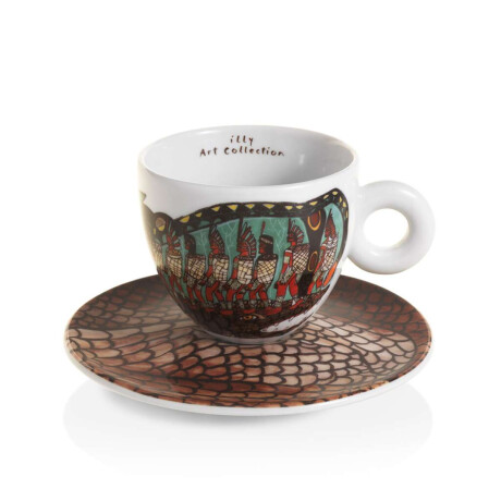 Set De 2 Tazas Para Cappuccino Biennale Illy Art Collection