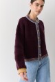 CARDIGAN TERRO TENNIS Uva
