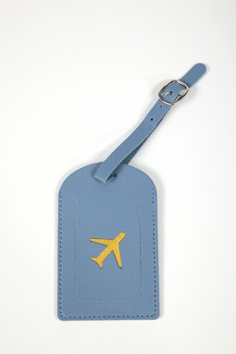 Etiqueta Valija Travel Azul