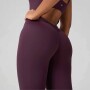 Enterizo Booty Scrunch PureLuxe V-Back Mujer Oxblood