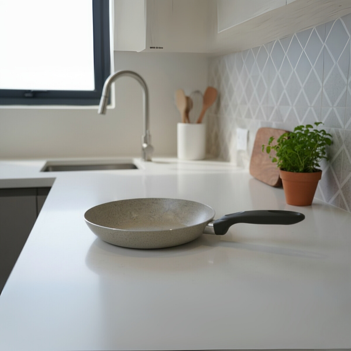 Sartén 22 x 4 cm - BEIGE 