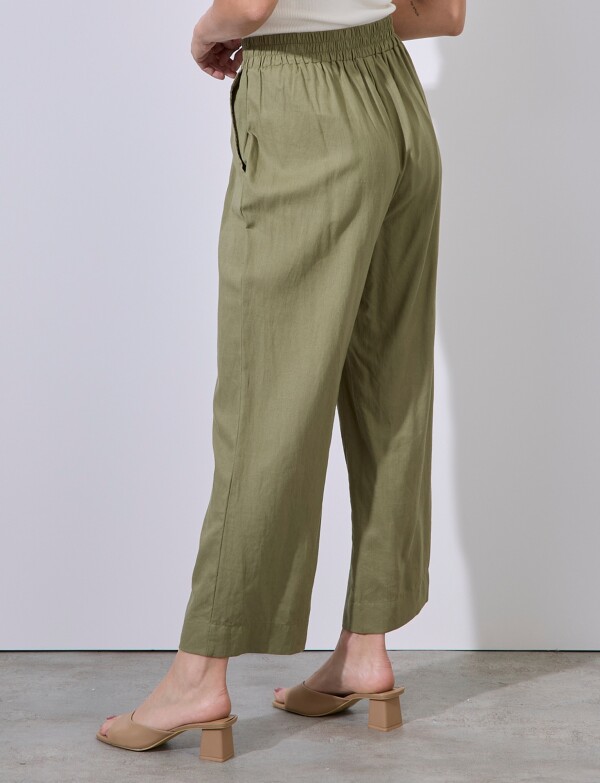 Pantalon Lino OLIVA