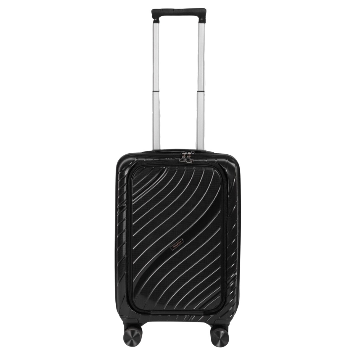 Valija Carry On con bolsillo para laptop - Negro 