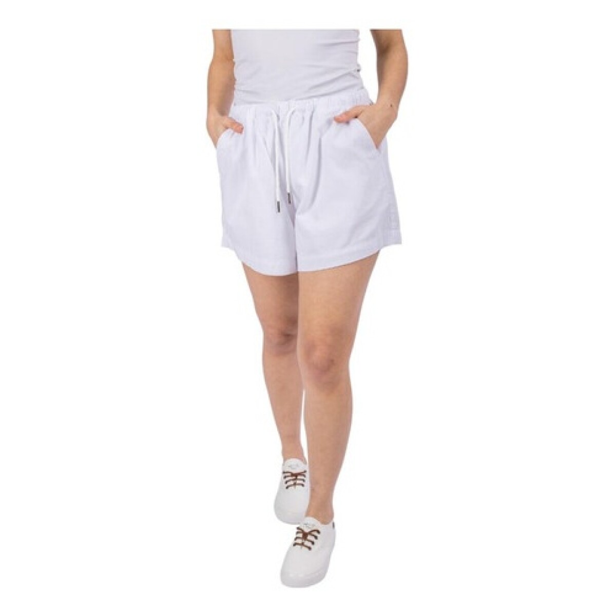 Short de lino UFO Pretty Blanco - Blanco 