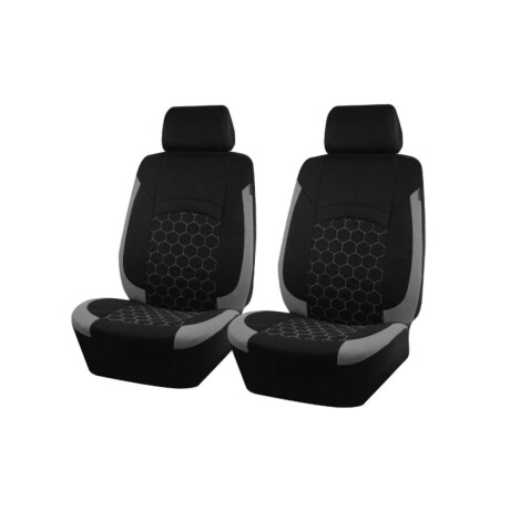 Cubreasiento Universal Pick Up 4 Piezas Negro Y Gris