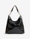 Shopper Navidad Shopper Efecto Satinado Negro - Negro