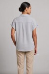 CAMISA M/C BOLSILLO AZUL