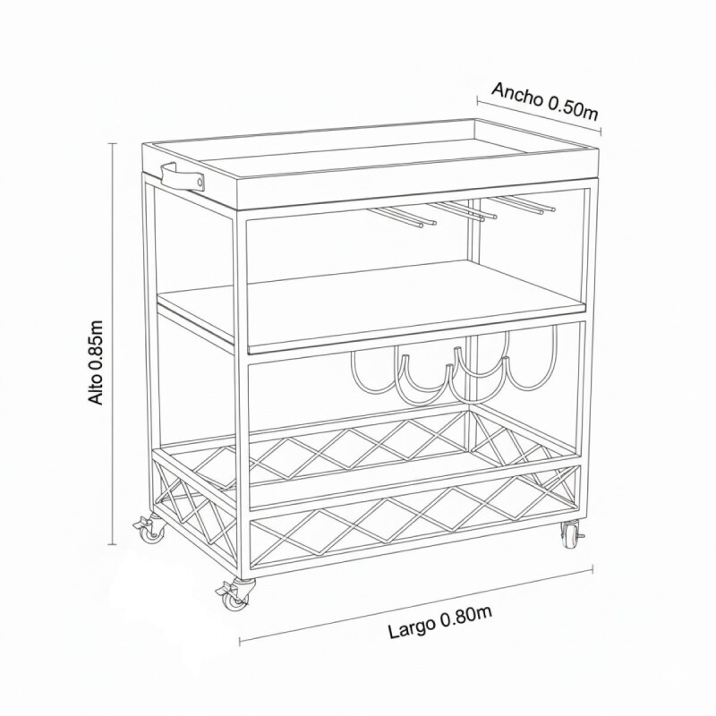 CARRO BAR CB005 (CD) Unica