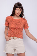 REMERA DEFRED Coral Oscuro