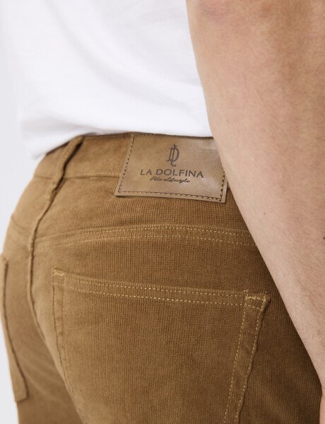 Pantalon pana Fields tostado