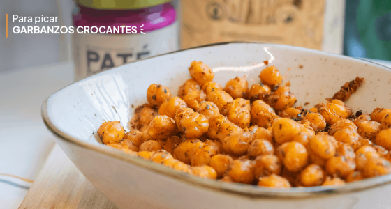 Garbanzos crocantes: una idea fácil para tus picadas