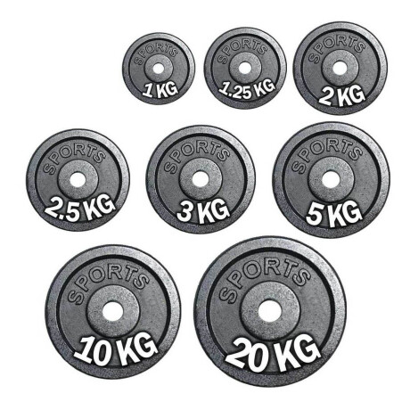Disco Hierro 5Kg Expert Compacto Pesa P/ Barras y mancuernas Disco Hierro 5Kg Expert Compacto Pesa P/ Barras y mancuernas