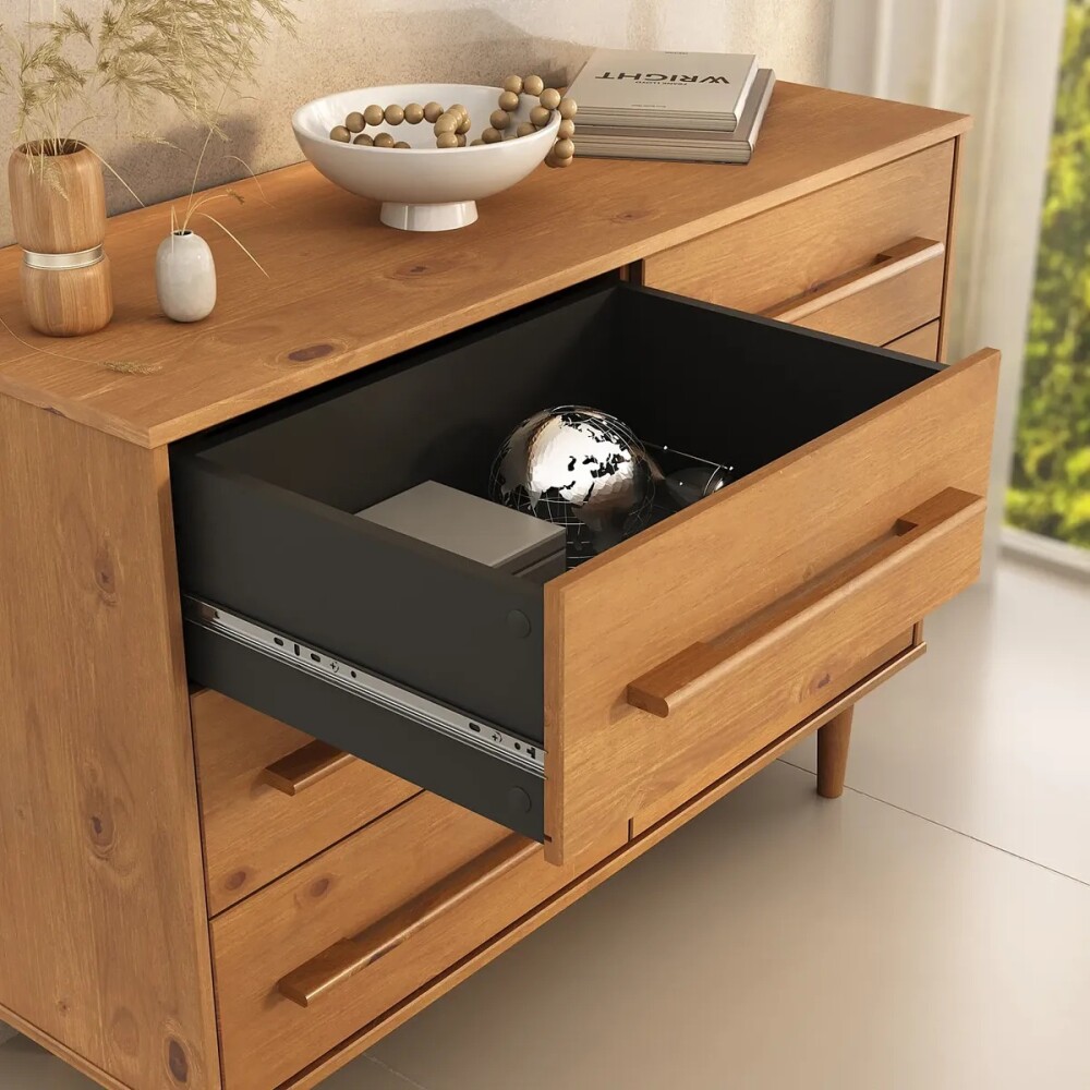 COMODA CAJONERA MADERA MACIZA 6 CAJONES COMODA CAJONERA MADERA MACIZA 6 CAJONES