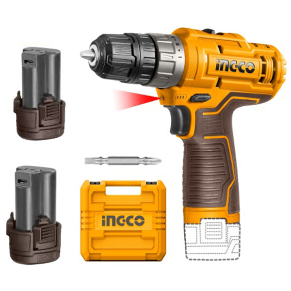 ATORNILLADOR 12V CON 2 BAT Y MALETIN CDLI12202 INGCO ATORNILLADOR 12V CON 2 BAT Y MALETIN CDLI12202 INGCO