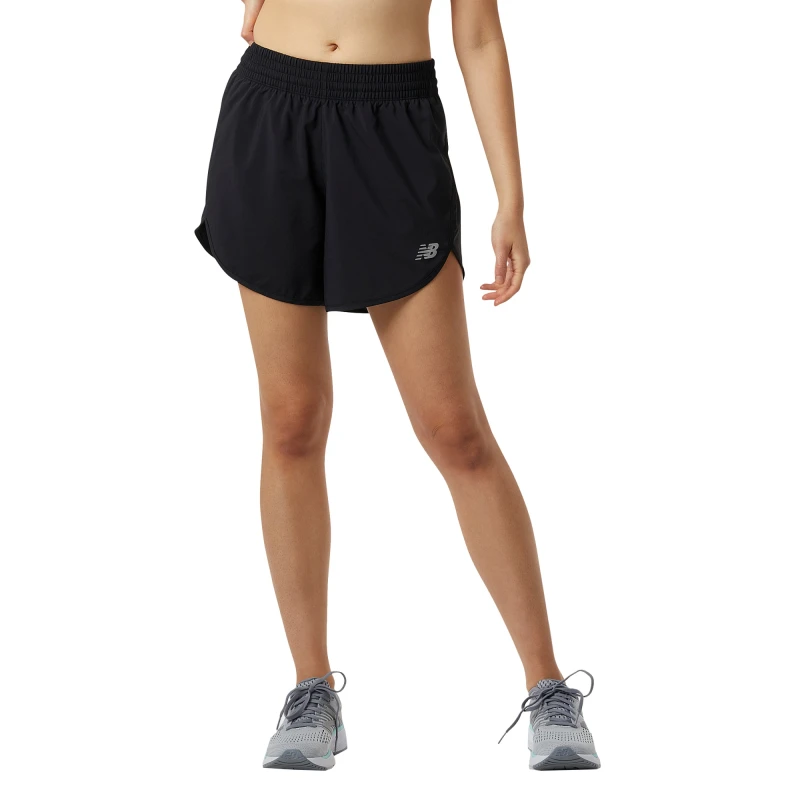 Short New Balance de dama - 5 Inch - WS23228BK BLACK