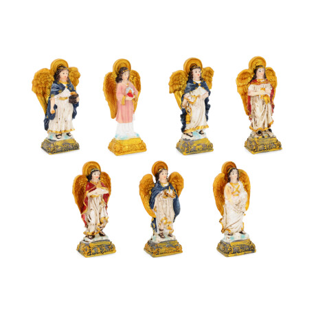 SET 7 ARCANGELES DE RESINA Gp100/10cm