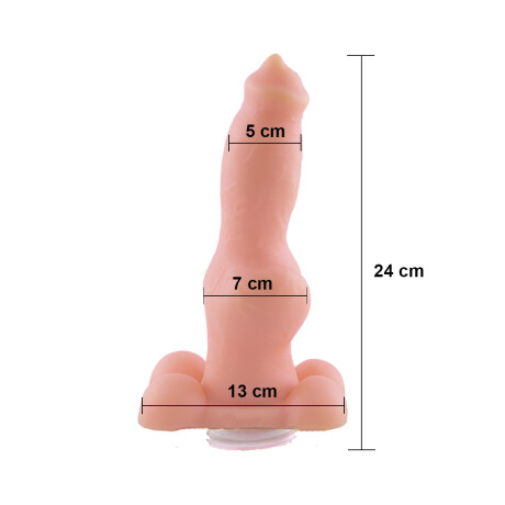 Consolador Pene Dildo Lobo Talle XL Piel