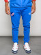 PANTALÓN URBAN Nacional Hombre Azul Royal, Blanco