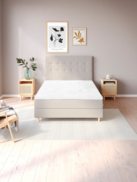 Cama cont 2 Plazas 140x200 GOLD C5 Dreamz sand-91 Cama cont 2 Plazas 140x200 GOLD C5 Dreamz sand-91