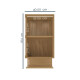 AEREO ARMARIO 1P MOBILIARIO COCINA MDF COLORS FREIJO FREIJO