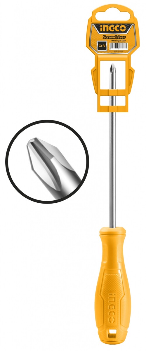 DESTORNILLADOR PHILLIPS (ECO) 6X150MM INGCO HS58PH2150 AMARILLO 