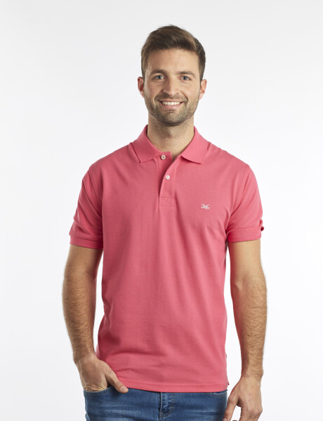 REMERA POLO PIQUE Fucsia
