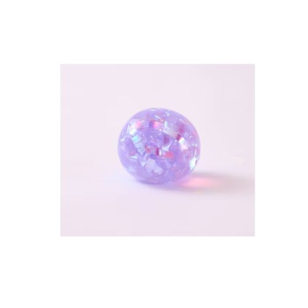 Pelota Squishy Glitter Magic Orb Crystal Clear Jadore 