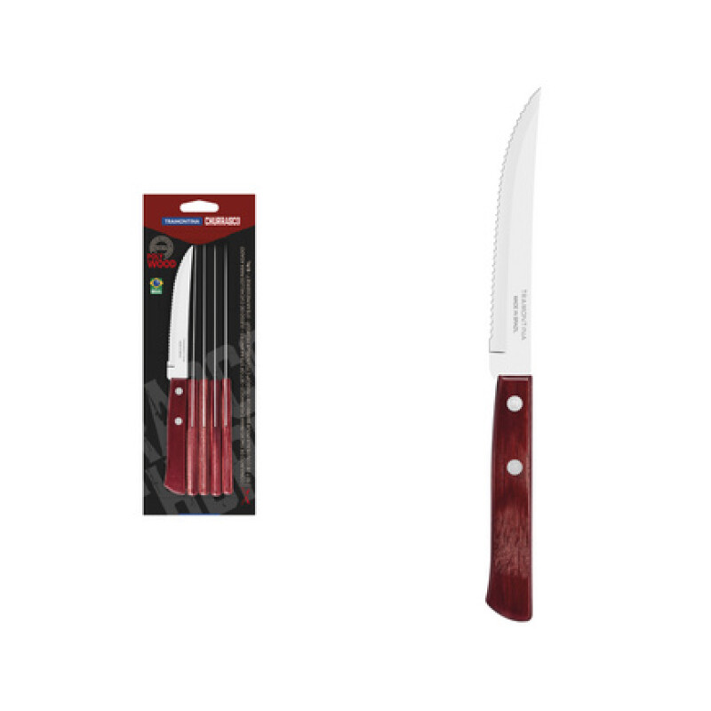 Jgo. 6 Cuchillos Asado Polywood 21198/715 Jgo. 6 Cuchillos Asado Polywood 21198/715