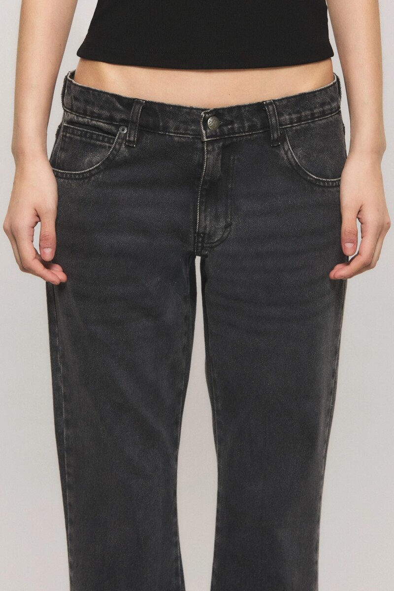 JEANS BOOTCUT MOSS BLACK Negro