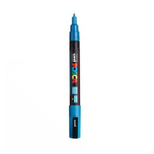Marcador Uni Posca 1.3 Mm - Azul glitter Marcador Uni Posca 1.3 Mm - Azul glitter