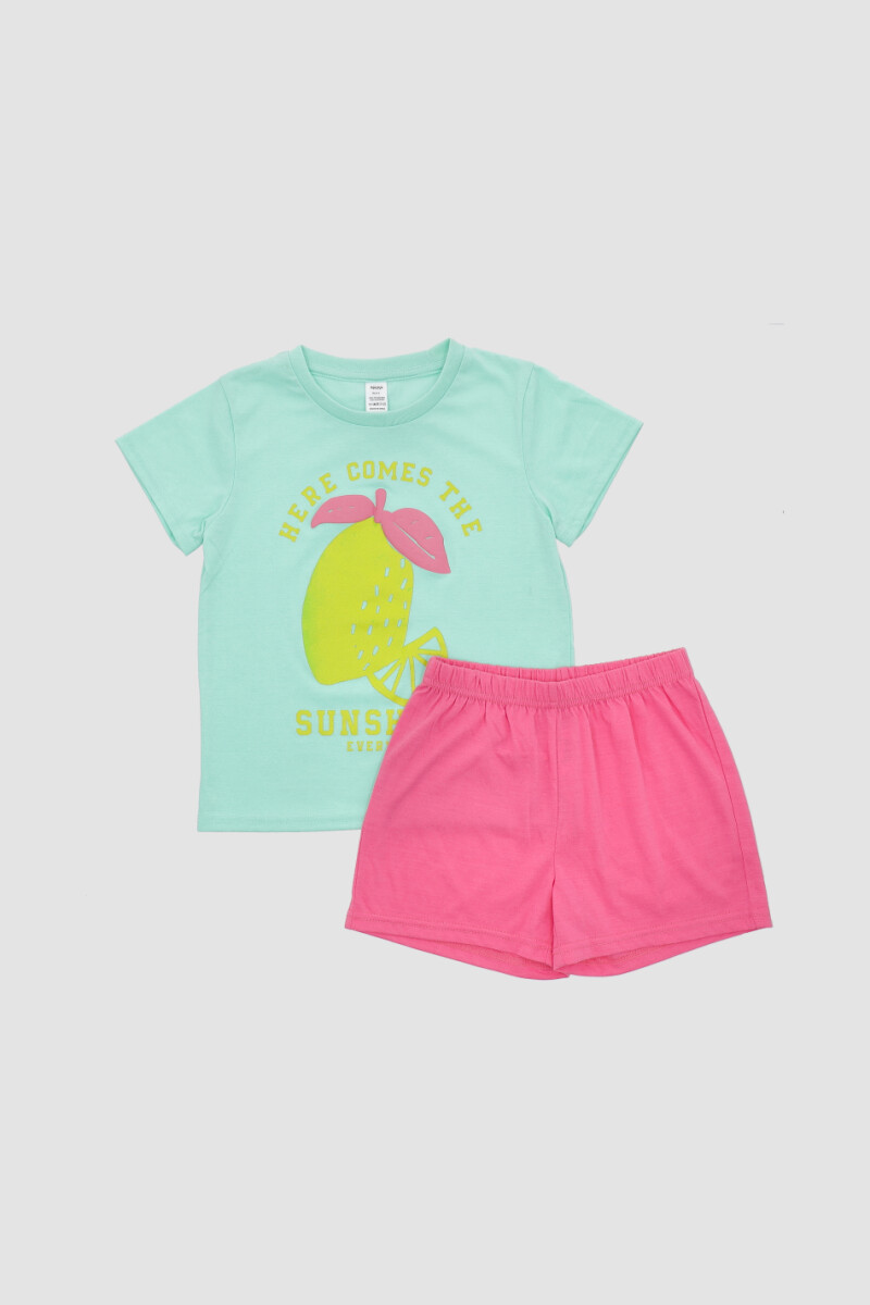 Pijama infantil sunshine Rosado