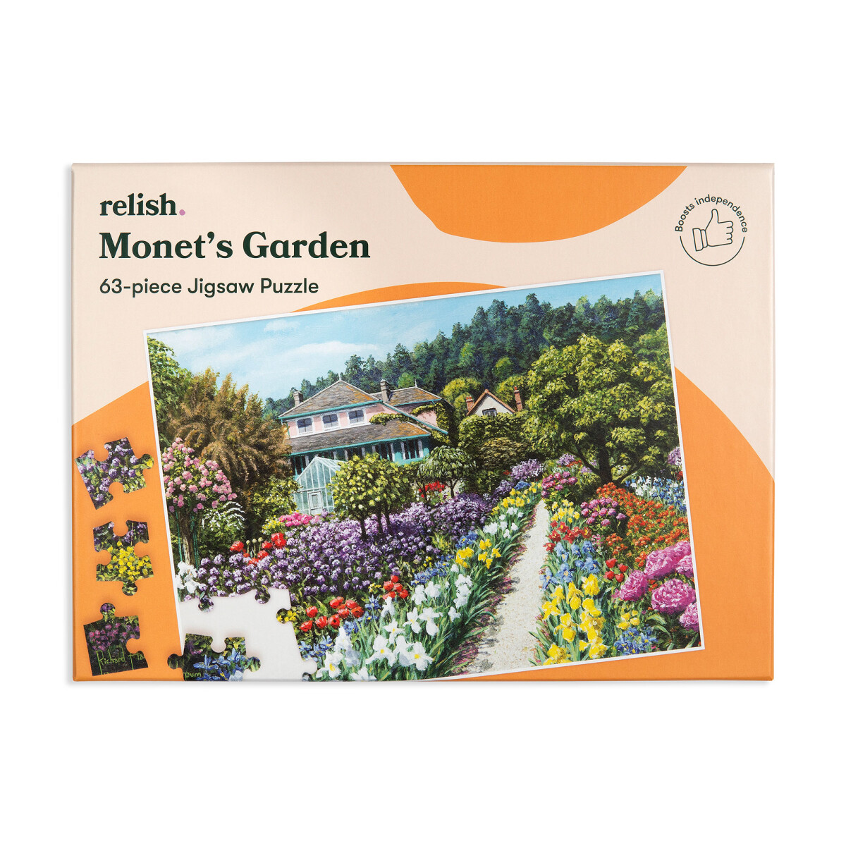 Puzzles Relish 63 Piezas el Jardín de Monet - 001 