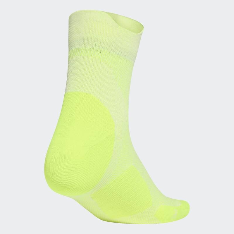 Medias Adidas Run x Adizero, 1 Par Amarillo