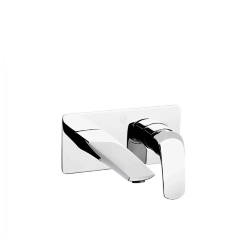Grifería de lavatorio Monocomando de pared Epuyen cromado Grifería De Lavatorio Monocomando De Pared Epuyen Cromado