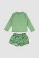SET SHORT + TSHIRT GREEN
