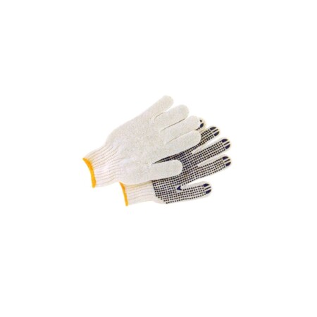 GUANTES DE ALGODON PUNTOS BLANCO