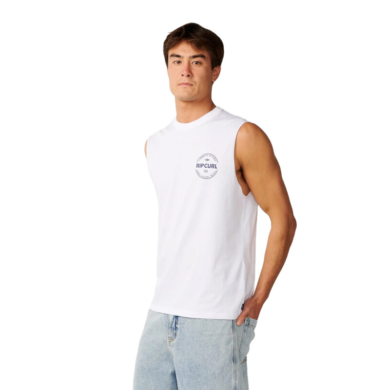 Musculosa Rip Curl Staple Muscle - Blanco Musculosa Rip Curl Staple Muscle - Blanco