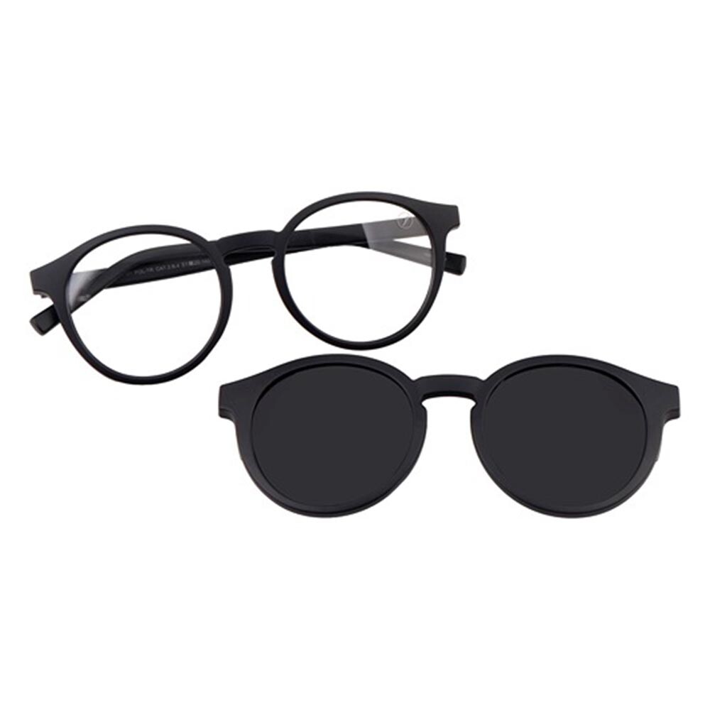 Lentes 2 en 1 Multi 2026 Redondo Negro/Negro