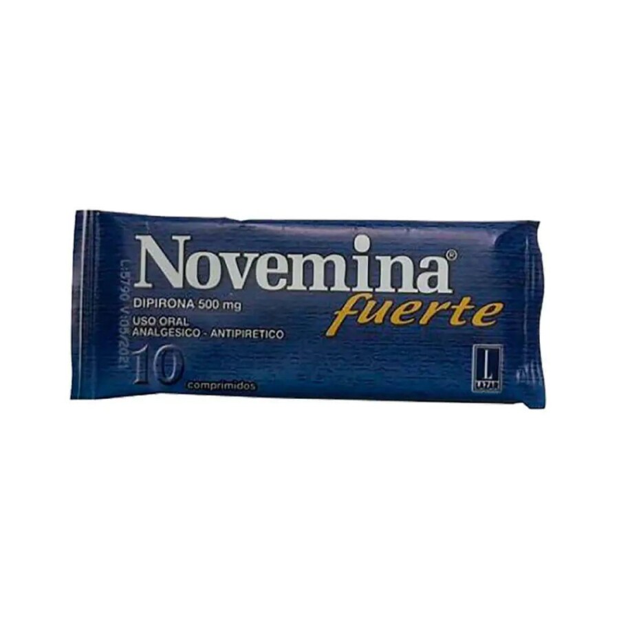Analgésico Novemina Fuerte 10 Comprimidos Analgésico Novemina Fuerte 10 Comprimidos