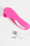 Succionador vibrador máxima potencia fucsia