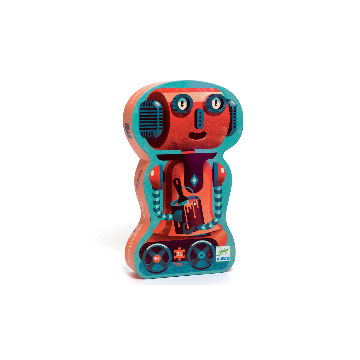 Puzzle Djeco 36 piezas - Diseño Bob the Robot 