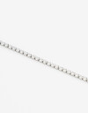 Pulseras Flexibles Strass Pulsera Tennis De Acero - Plateado