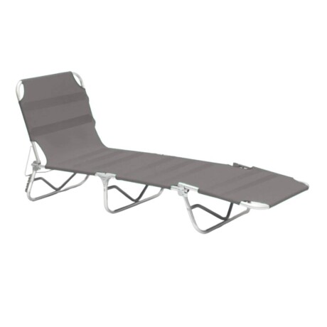 Catre cama plegable para camping Gris