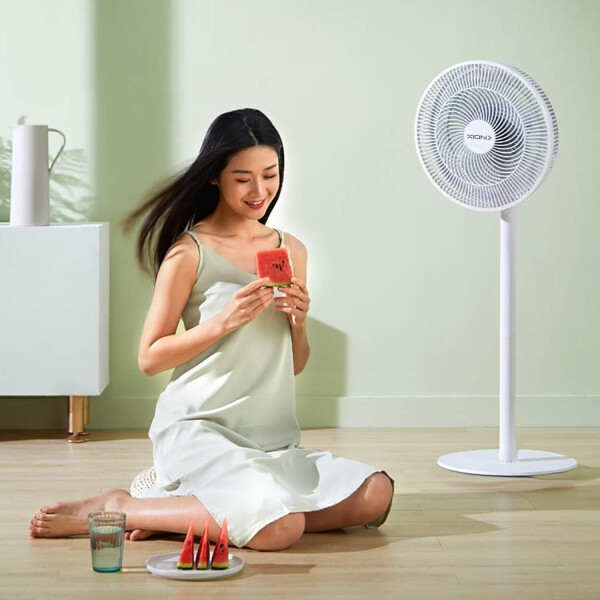 Ventilador De Pie Xion Xi-v16 VENTILADOR DE PIE XION SLIM XI-V16
