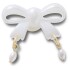 Jibbitz Bow and Pearl Dangle Multicolor