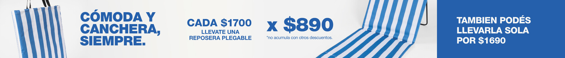 Promo reposera
